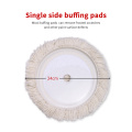 7" Buffing Pads with Hook and Loop Back for Compound